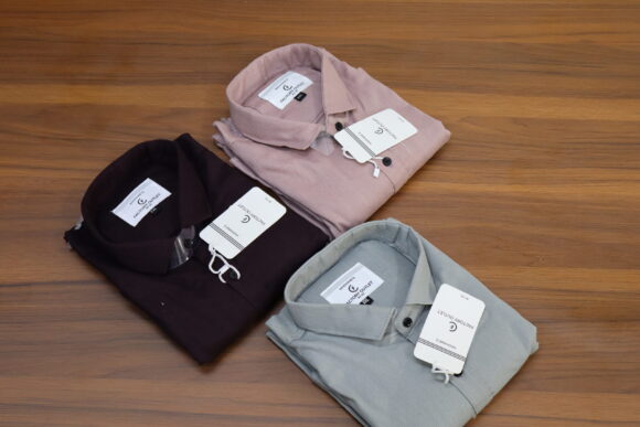 HEAVY WAFFEL SHIRTS GREY - Image 5