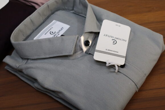 HEAVY WAFFEL SHIRTS GREY