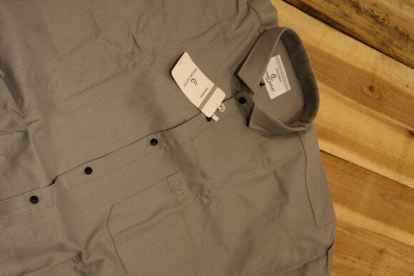 HEAVY WAFFEL SHIRTS GREY - Image 4