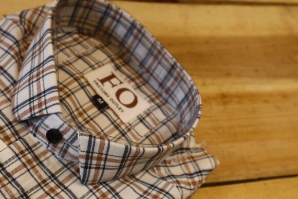 OXFORD CHEX SHIRT WHITE BASED - Image 3