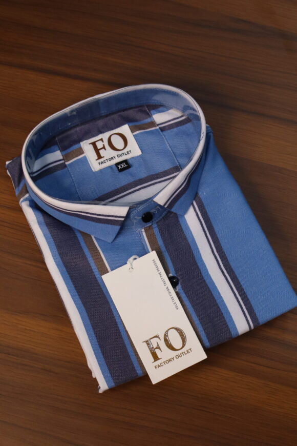 PURE OXFORD PARTYWEAR SHIRT BLUE