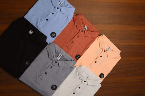 RICH LYCRA T SHIRTS SKY BLUE - Image 2