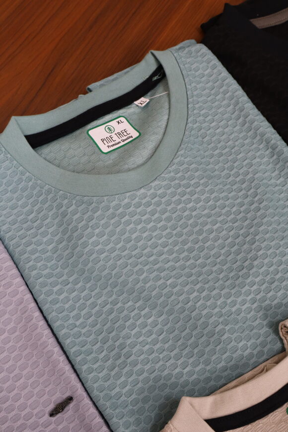 ROUND LYCRA T SHIRTS GREEN