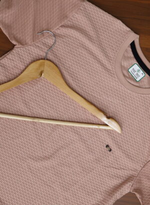 ROUND LYCRA T-SHIRT LIGHT PINK