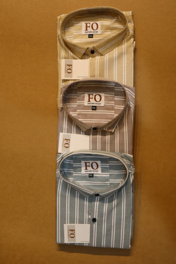 DOUBLE VERTICAL LINE SHIRT 250 LIGHT GREEN - Image 4