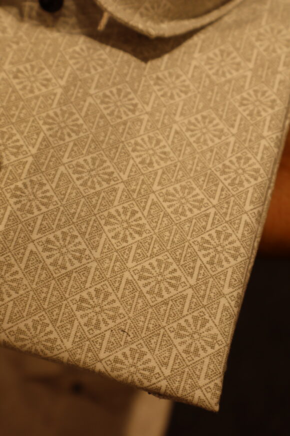 SOBER PRINT SHIRTS MILL MADE STONE GRAY - Image 2