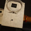 SOBER PRINT SHIRTS MILL MADE STONE GRAY