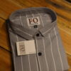 OXFORD VERTICAL LINING SHIRTS 3XL GRAY