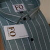 OXFORD VERTICAL LINING SHIRTS 3XL GREEN