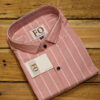 OXFORD VERTICAL LINING SHIRTS 3XL LIGHT PINK