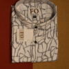 SATIN PRINT SHIRTS 3XL GRAY