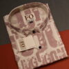 HALF SLEEVE PRINT SHIRTS 3XL LIGHT PURPLE