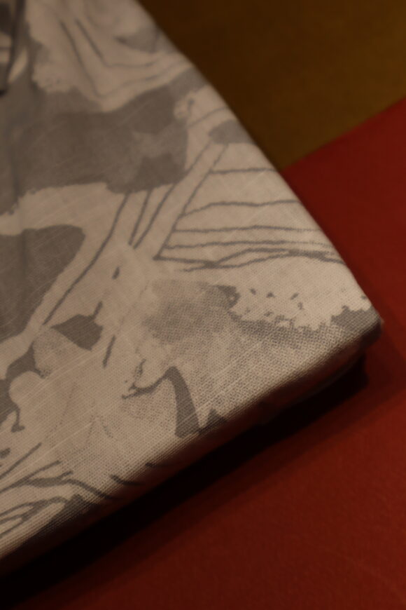 HALF SLEEVE PRINT SHIRTS 3XL GRAY - Image 2