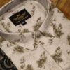 HALF SLEEVE PRINT SHIRTS BIG LIGHT BROWN
