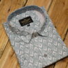 HALF SLEEVE PRINT SHIRTS BIG CLOUD GRAY