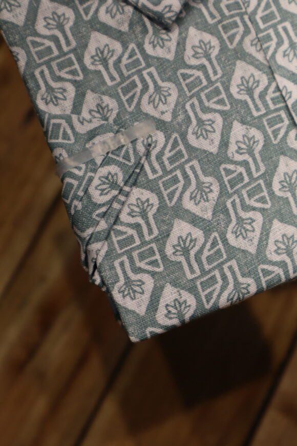 HALF SLEEVE PRINT SHIRTS BIG CLOUD GRAY - Image 3
