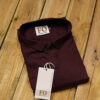 PLAIN DOBBY SHIRTS 4XL WINE