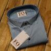 PLAIN DOBBY SHIRTS 4XL SILVER BLUE