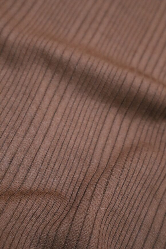 IMPORTED 200 T-SHIRT  DARK BROWN VERTICAL LINE - Image 2