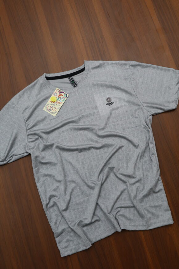 IMPORTED 200 T-SHIRT SATIN LIGHT GRAY