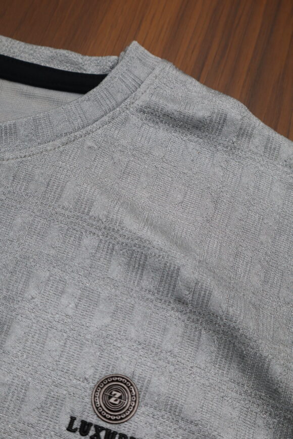 IMPORTED 200 T-SHIRT SATIN LIGHT GRAY - Image 2