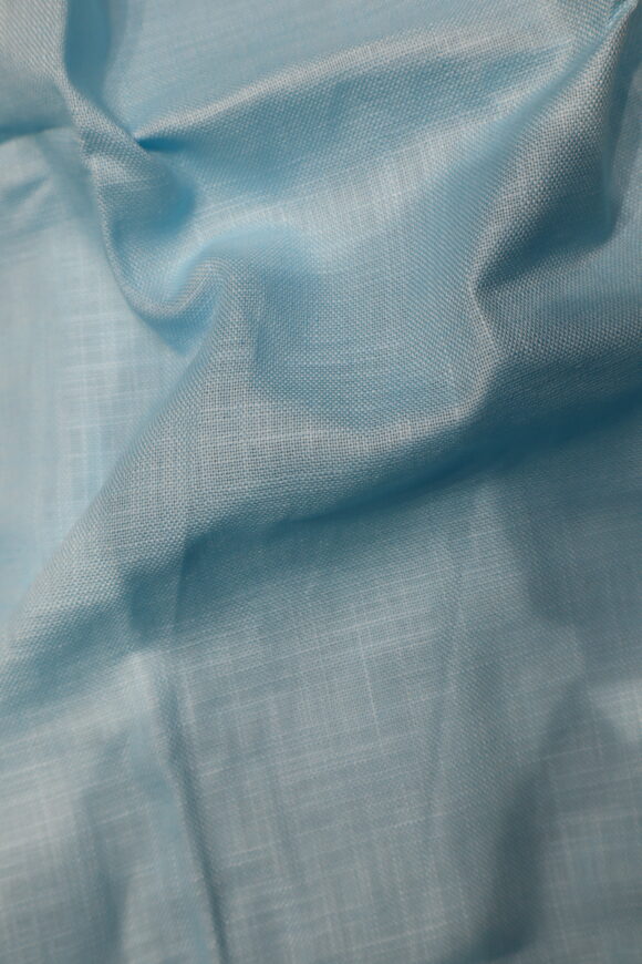 HALF KHASDAR LINEN SKY BLUE - Image 2