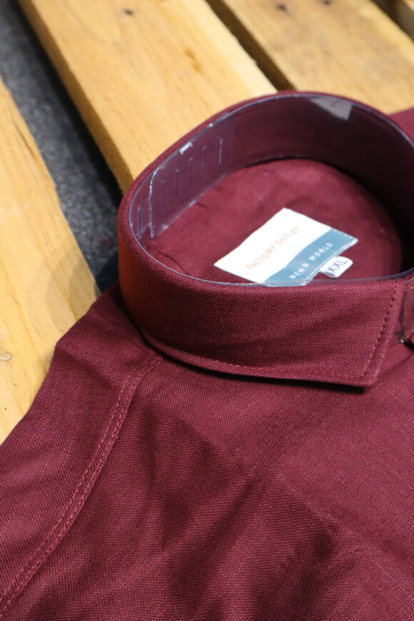 HALF KHASDAR LINEN WINE - Image 2
