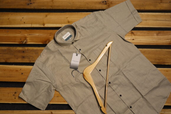 HALF KHASDAR LINEN LIGHT BROWN