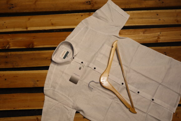 HALF KHASDAR LINEN WHITE