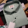 PLAIN WAFFLE SHIRT MINT GREEN