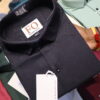 PLAIN WAFFLE SHIRT BLACK