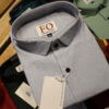 PLAIN WAFFLE SHIRT GRAY
