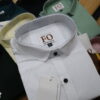 PLAIN WAFFLE SHIRT WHITE
