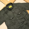 DOUBLE POCKET PLAIN SHIRT BOTTLE GREEN