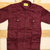 DOUBLE POCKET PLAIN SHIRT WINE
