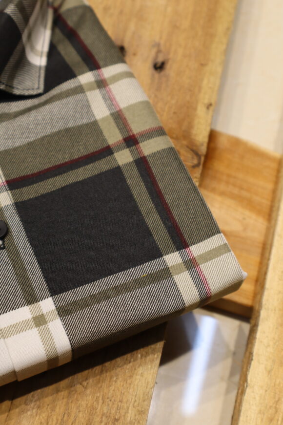 CASUAL  CHEX SHIRTS BROWN & BLACK - Image 3