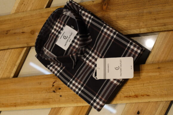 MEDIUM CHEX SHIRTS BROWN & BLACK