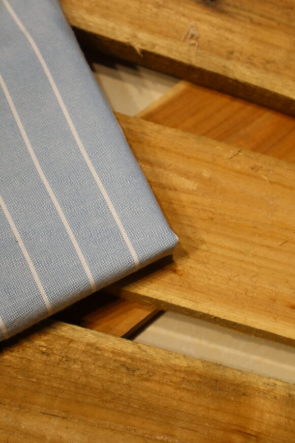 OXFORD VERTICAL LINING SHIRTS LIGHT BLUE - Image 2
