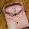 HEAVY OXFORD VERTICAL LINE SHIRTS 4XL LIGHT  PINK