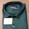 DOBBY PLAIN SHIRTS BOTTEL GREEN