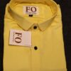 DOBBY PLAIN SHIRTS LIGHT YELLOW