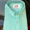 GC PREMIUM LINEN SHIRT AQUA BLUE