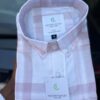 classic checks LOWER BUTTON LIGHT PINK