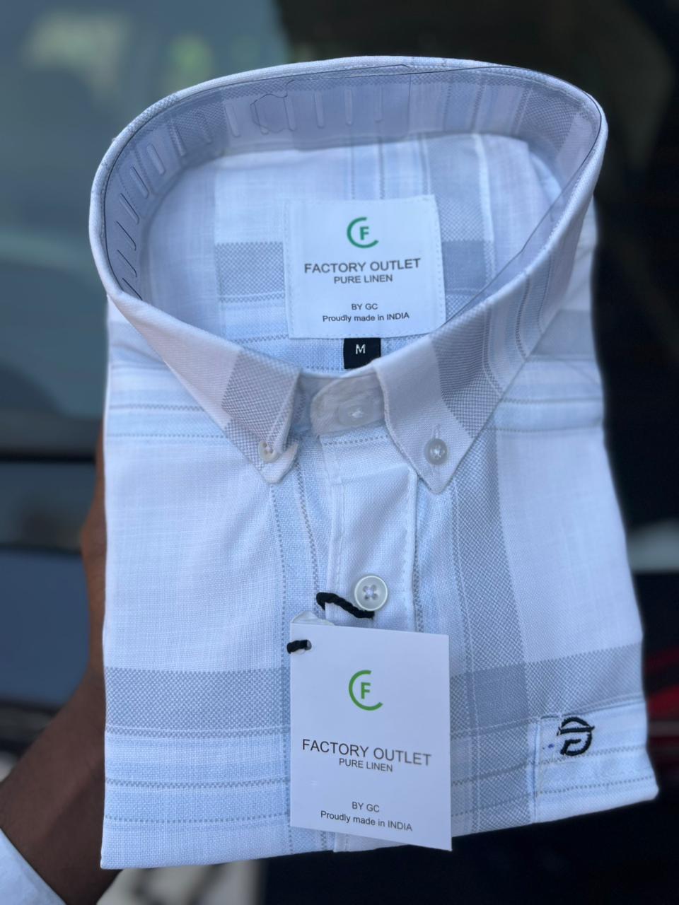 classic checks LOWER BUTTON GRAY